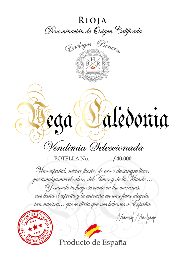 Vega Caledonia Vendimia Seleccionada D.O.C.Rioja